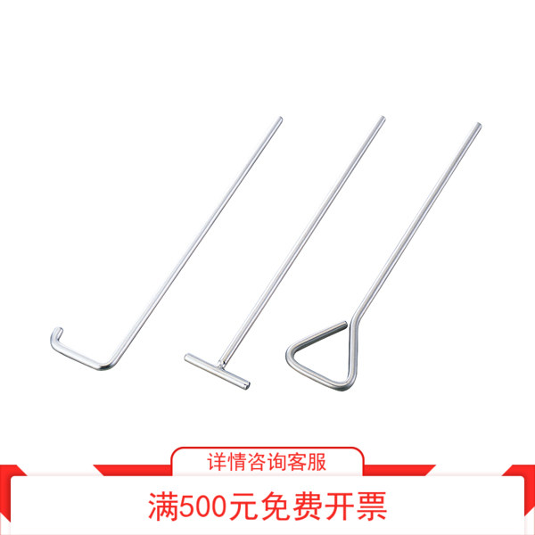 实验室 SUS304不锈钢细胞涂布棒 三角形T形L形培养皿细胞刮铲推棒