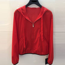 Product Brother New Women 2021 Spring and Autumn New Shopping Mall Same Sunscreen Clothes Women Hooded Short Jacket Zipper