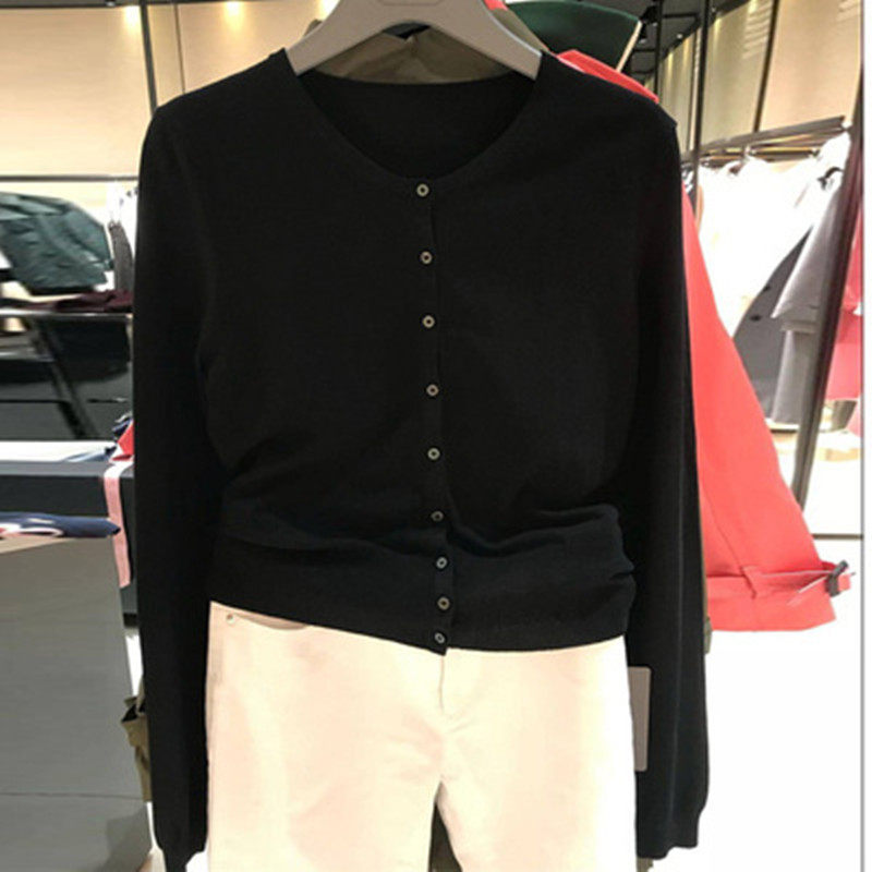 Brother's new women's clothing domestic 2022 spring V-neck wool air-conditioning sweater knitted cardigan official website