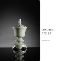 Popular recommendation] Qingzhuo Song Dynasty style listening stove in the alley caliber 7 5 height 16 Song style aesthetics and literati temperament