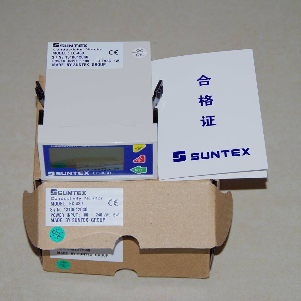 Taiwan SUNTEX Shangtai EC430 online conductivity resistivity meter