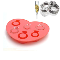 Ice Lattice Molds Frozen Ice Cubes Box Food Grade Jelly Cold Pink Chocolate Ice Cream Cookie Cookie Cookie Baking Mold