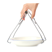 Anti-scalding bowl holder Non-slip stainless steel household bowl holder Chuck holder Bowl holder Dish holder Kitchen clip
