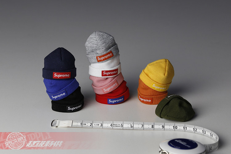 1 6 male and female soldiers model accessories 12-inch trendy doll hat classic embroidery flip-up knit hat cold hat