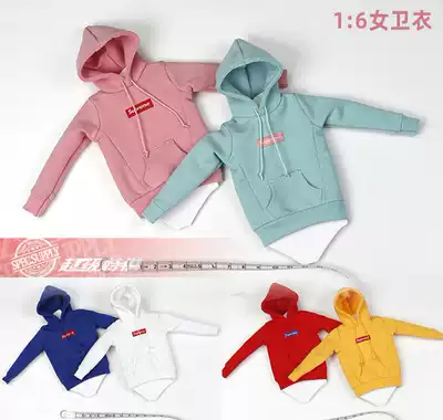 1 6 female soldiers sweaters 12 inch trend doll box classic embroidery logo hoodie small head blythe6 points