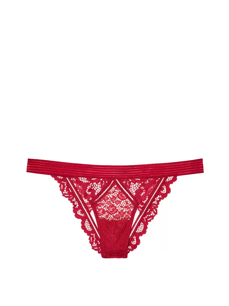 Сексуальное нижнее белье Victoria's Secret с кружевным сердцем, низкая талия, стринги для женщин