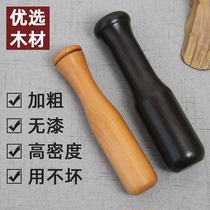 Ebony purple sandalwood jujube garlic Mallet matcher black sandalwood mash garlic hammer pressing garlic stick garlic tool grinder garlic hammer