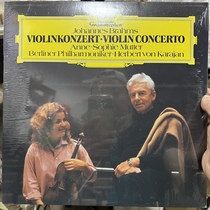 Spot DG classical disc Brahms Violin Concerto Mutt Karajan vinyl record LP