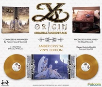 Spot Ys: Origin Ys origin game original amber transparent glue vinyl record 2LP