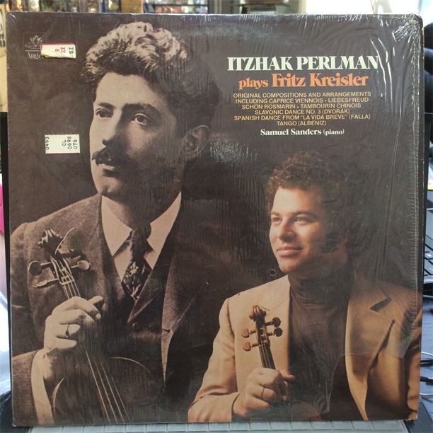 Perlman Plays Chrysler Violin Collection Vinyl LP