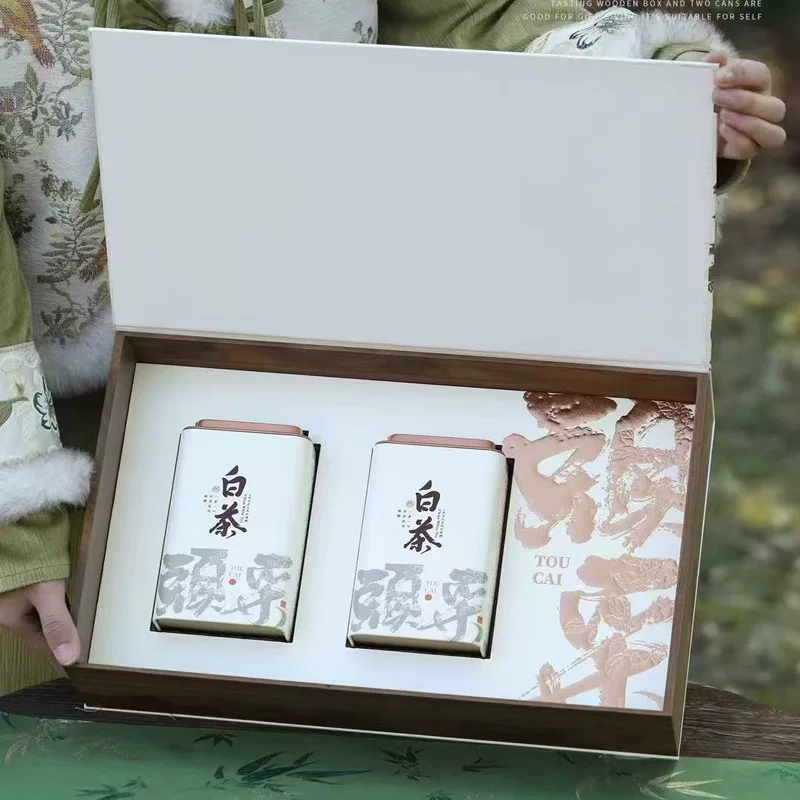 White tea, gift box in gift box