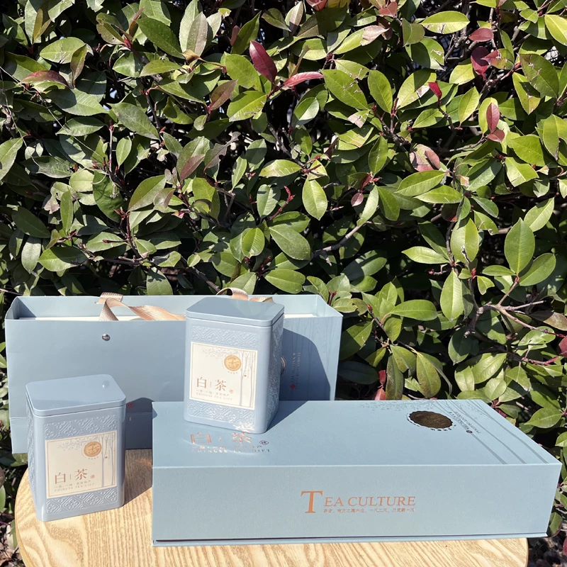 White tea, gift box in gift box