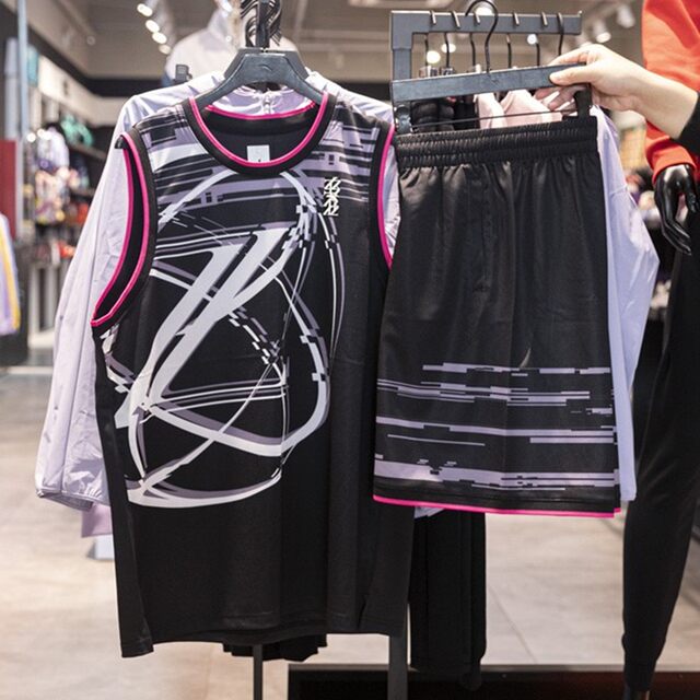 Anta Basketball Suit Men's 22 New Training Competition Breathable Quick-Drying Two-Piece Basketball Suit 152221206 Now