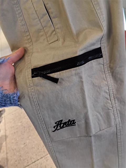 Anta American Workwear Sports Pants Men's Spring and Autumn New Woven Loose Cuff Casual Pants 152418501