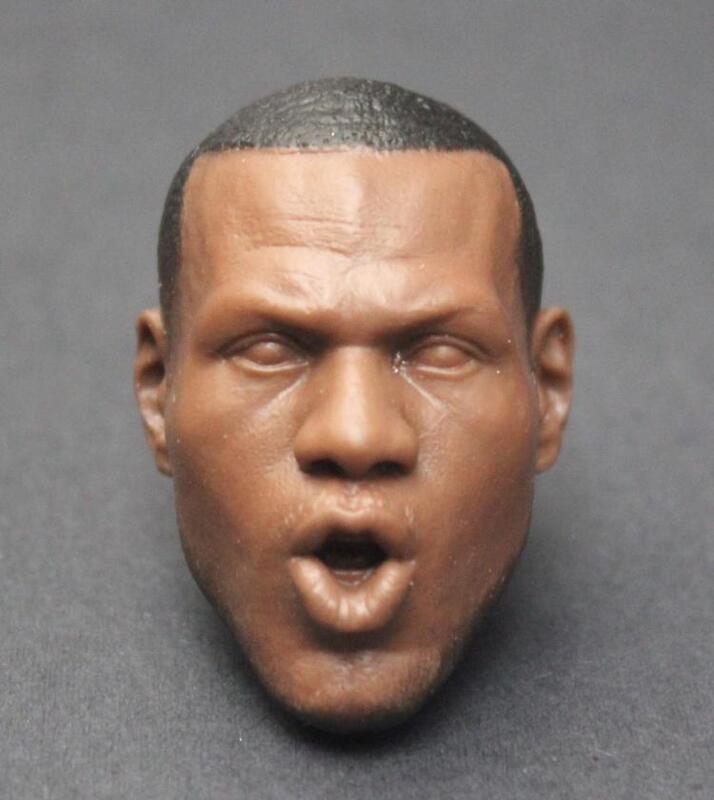 Enterbay1/6Ebnba Cavaliers Lebron James Head Sculpture Ready-To-Ship Painting Reference Model