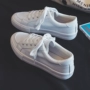 Giày trắng nữ People 2019 xuân mới phiên bản Hàn Quốc của giày đế bệt - Plimsolls shop giày sneaker