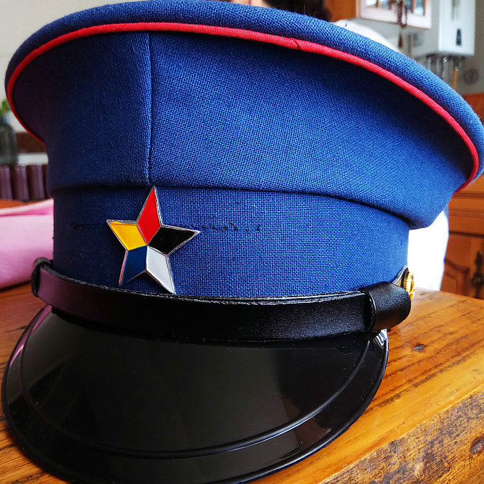 Drama stage big brimmed hat Beiyang warlord big cap two Warring States Army big cap Northern Expedition army big brim hat