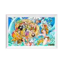 3D-JP 1000 pieces flat jigsaw puzzle plastic puzzle nautical king One Piece