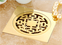 Special all-copper steel mesh floor drain cover connector toilet washing machine type copper tee stainless steel deodorant floor drain