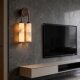 Luddite American-Style Luxury Retro Spanish Marble Wall Lamp Designer Decoration for Hotel Living Room Entrance