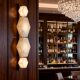 Creative Art Wall Lamp with Geometric Shape, Light Luxury Style, Living Room Background Wall, Study Room, Stylish Marble Lamps