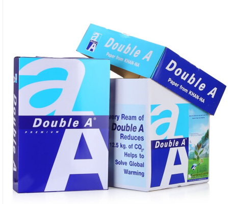 Double A A4 80 gr printed photocopy paper white photocopy paper 500 photocopy paper