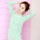 Cô gái mùa thu Nam Cực quần áo mùa thu quần dài cotton phù hợp với học sinh trung học cơ sở nhiệt đồ lót nữ lớn trẻ em cotton áo len bộ đồ bộ mặc nhà