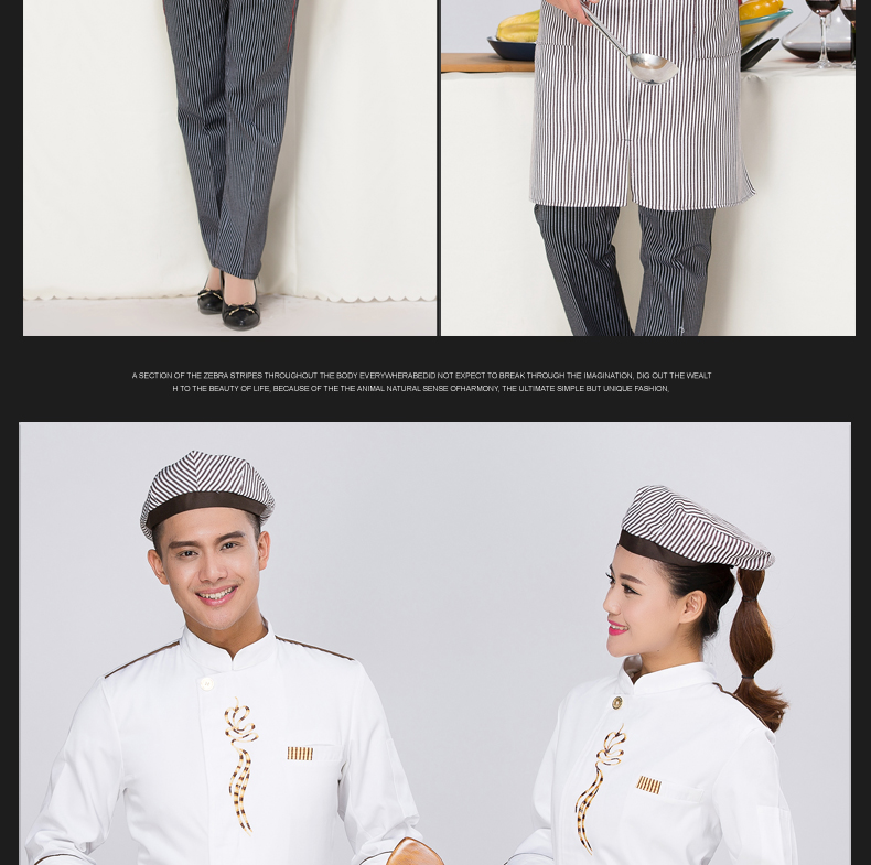Veste chef cuisinier en polyester - Ref 1910566 Image 17