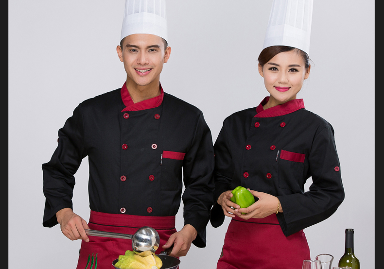 Uniforme de cuisinier en polyester - Ref 1910567 Image 15