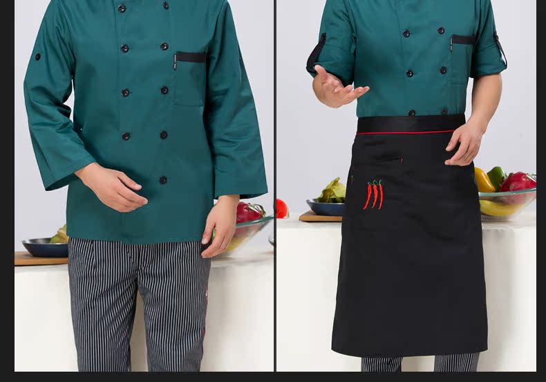 Uniforme de cuisinier en polyester - Ref 1910567 Image 23