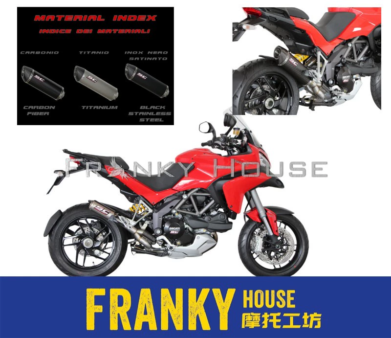 SC DỰ ÁN Ducati DUCATIMTS1200 S sản phẩm mới được đề nghị phần đuôi ống xả đôi - Ống xả xe máy