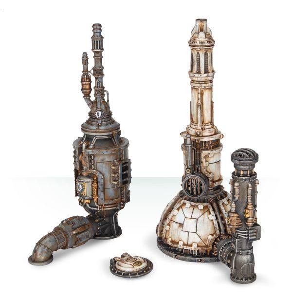 (North Sea BG) Warhammer 40K Chess Model Terrain Forging Furnace