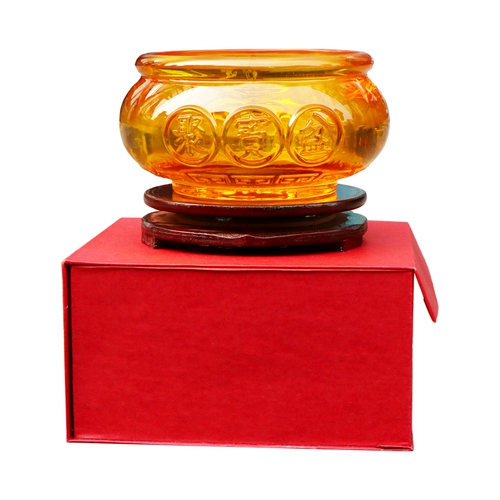 Новый китайский кристалл кристалл объем сокровища сокровища желтые золотые слитки искусственные желтые кристаллические ингредиенты сокровищ