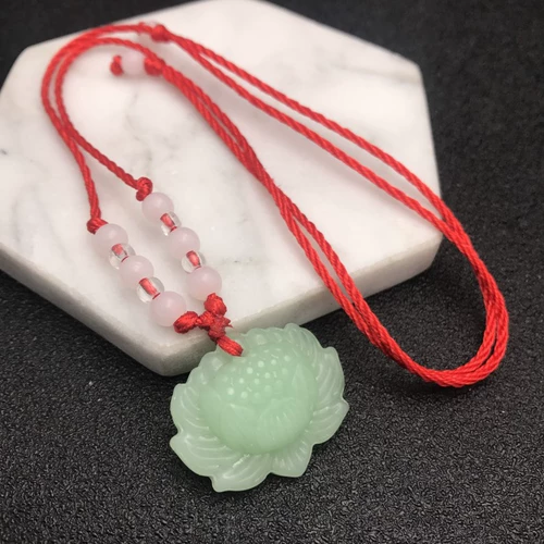 Природная руда из белого нефрита, оригинальная подвеска, ожерелье подходит для мужчин и женщин