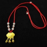 Детский замок, подвеска, колокольчик, защитный амулет, замок долголетия