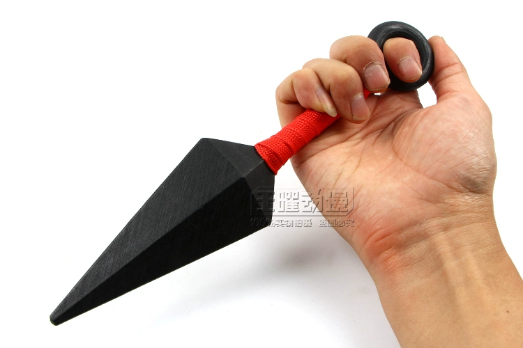 Trò chơi cosplay đạo cụ anime Naruto Sasuke Naruto Hard no shuriken gỗ lớn 24cm - Cosplay
