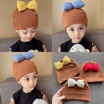 Baby Hat Autumn and Winter Baby Young Baby Cute Han Edition Font Gate Cap Newborn male and female baby fetal cap