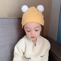 Baby Hat Autumn and Winter Baby Young Baby Cute Han Edition Font Gate Cap Newborn male and female baby fetal cap