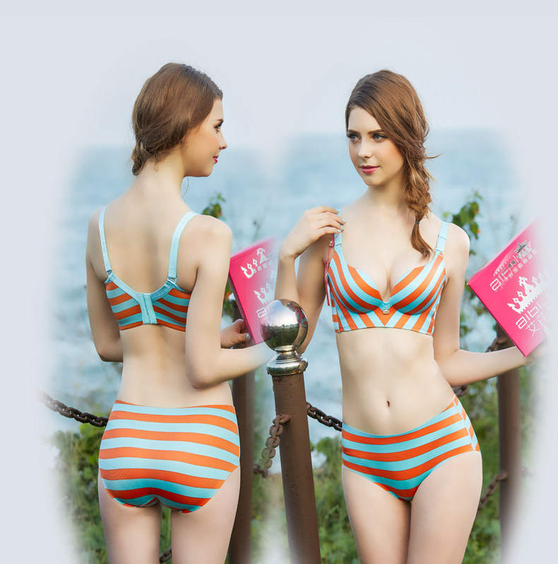 Ai Ke Jin Ni đồ lót tình yêu đích thực Ai Bikini 058 mô hình mà không cần vòng thép điều chỉnh loại liền mạch thu thập áo ngực bộ