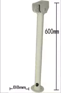 Surveillance camera lens bracket 60 straight bracket Aluminum alloy bracket Monitoring rod accessories 60cm