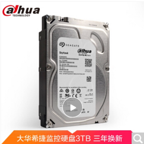 Great Huaxite monitoring hard disc SATA connector mechanical hard disc 6T camera storage dedicated ST6000VM000