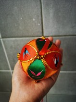 Guangxi specialty Zhuang nationality Jingxi characteristic pure handmade hydrangea 8cm cm ethnic handicraft creative gift