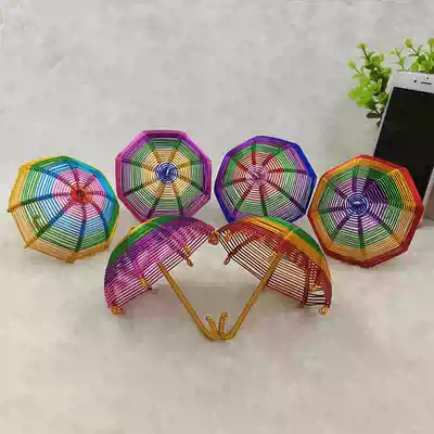 Dooba craft shop Wrought iron handmade simulation model flower umbrella Creative home furnishings Creative gifts Photography props