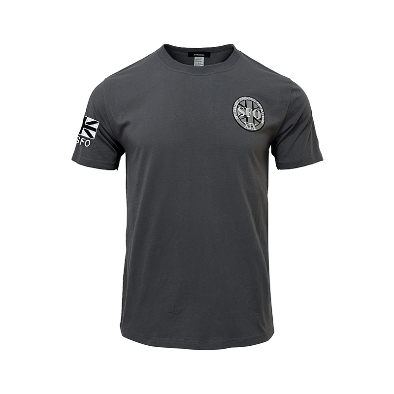 British Ctsfo Agent Crew Neck Pure Cotton T-Shirt Spring and Summer Loose Breathable Sweat-Absorbent Youth Training Short-Sleeved Men's Military Fan