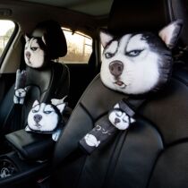 Car Headrest Car Cartoon Leaning Pillow Haschic Waist Leaning Against Dumb Cute Two Ha Guard Shoulder Suit Creative Cute and Cute Neck Pillow