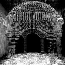 Crystal Round Hall complete set of pineapple beads arch semi-circular door wedding props new iron wedding hall ceiling decoration