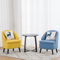 Balcony small table and chair net red three-piece bedroom sofa combination modern simple leisure chair coffee table one table and two chairs