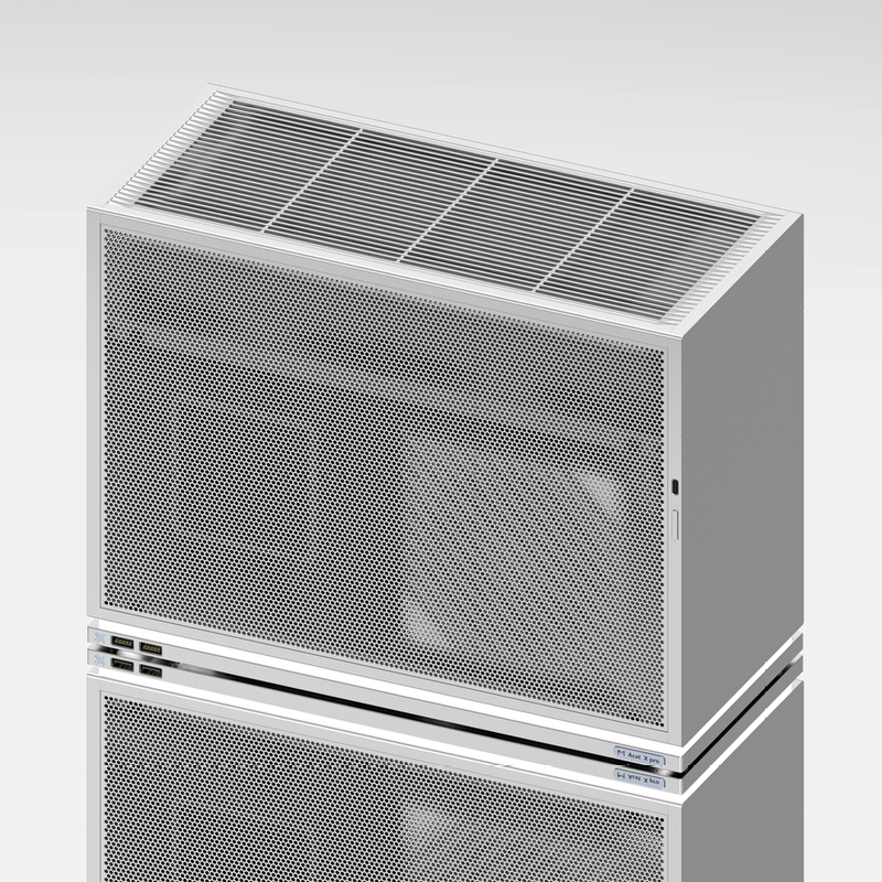 [New Version V3.5] Acat Xpro Chassis 280 Water-Cooled Mesh Itx Adjustable Back Panel Chassis