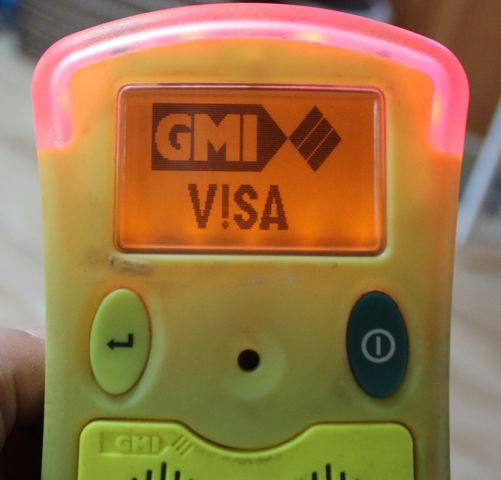 British GMI V SA composite gas detector GMI V SA