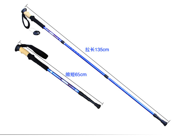 Thiết bị ngoài trời Màu sắc tay cầm eva 7075 cực trekking nhôm gậy đi bộ Ông già đi bộ gậy - Gậy / gậy 	gậy chỉ đường cho người mù	
